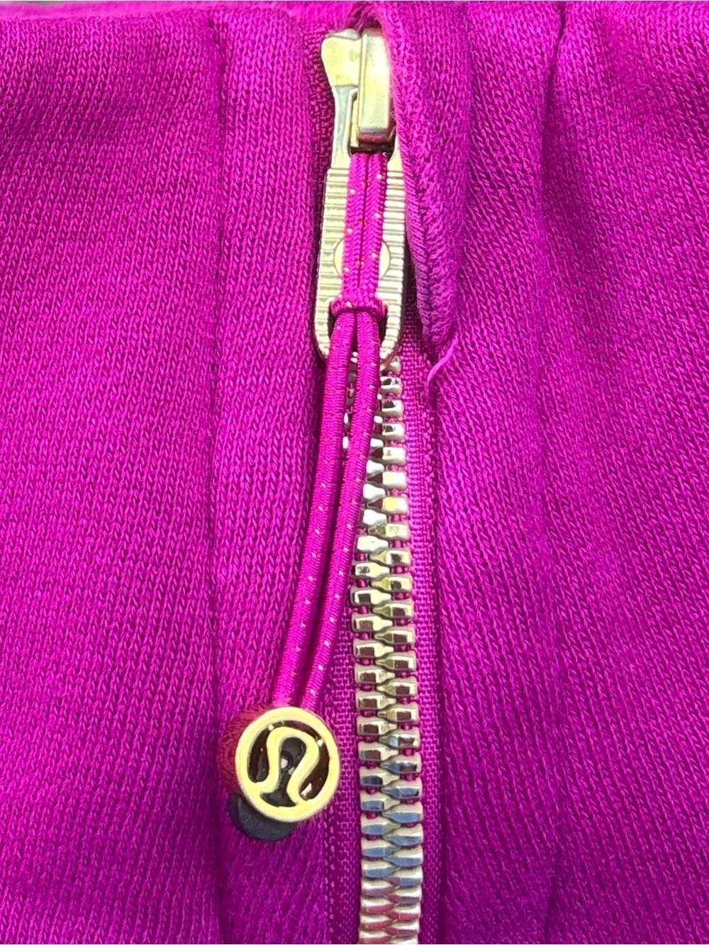 Lululemon Scuba Oversized Funnel Neck Half Zip In Ripened Raspberry/Gold XS/S - Picture 3 of 7